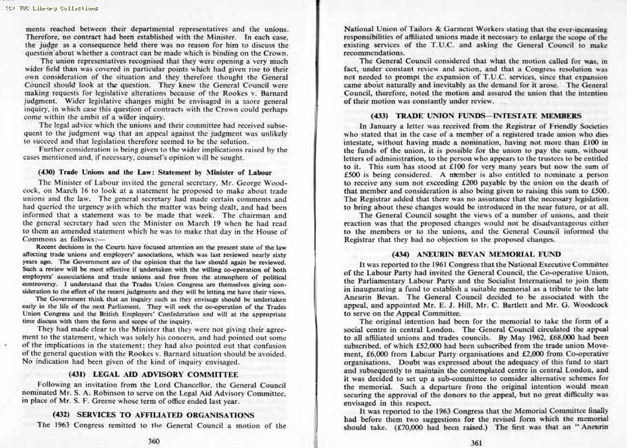 TUC Report, 1964