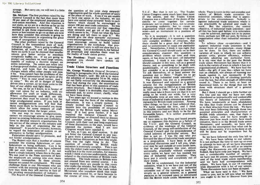 TUC Report, 1964