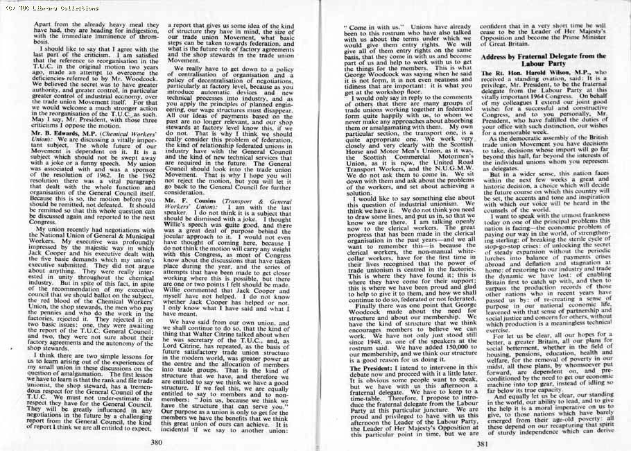 TUC Report, 1964