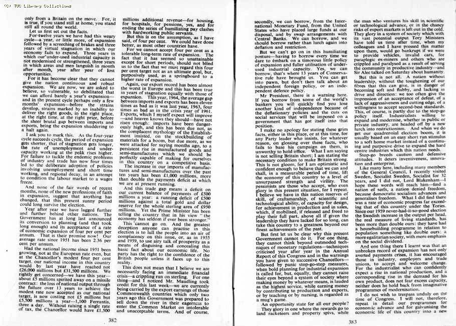 TUC Report, 1964