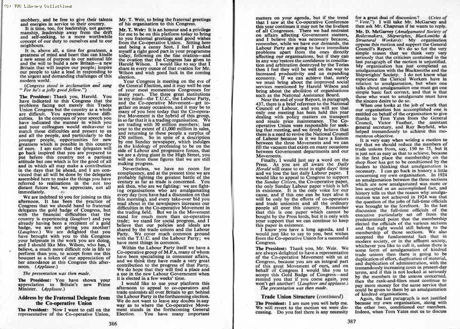 TUC Report, 1964