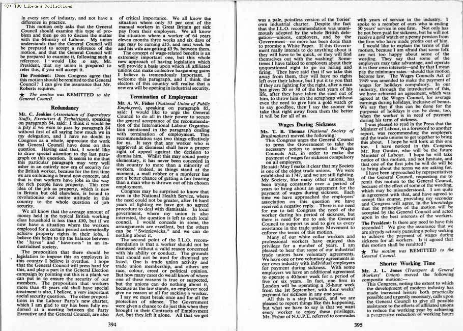 TUC Report, 1964