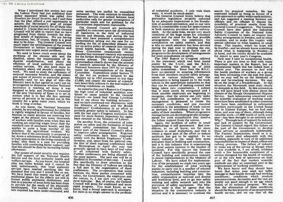 TUC Report, 1964
