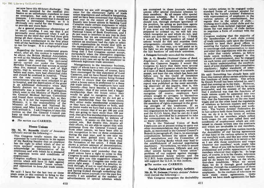 TUC Report, 1964