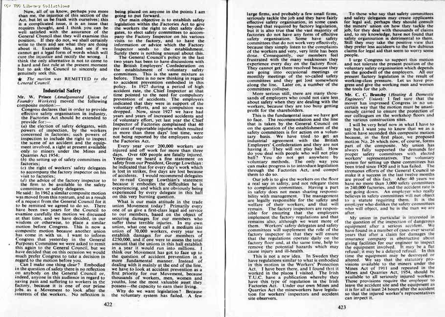 TUC Report, 1964