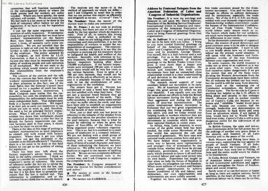 TUC Report, 1964