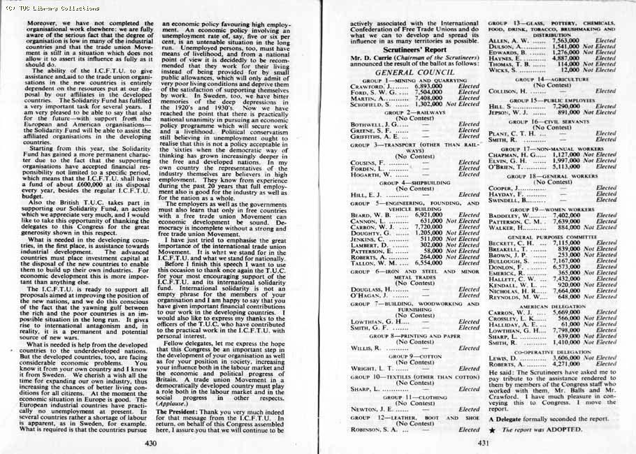 TUC Report, 1964