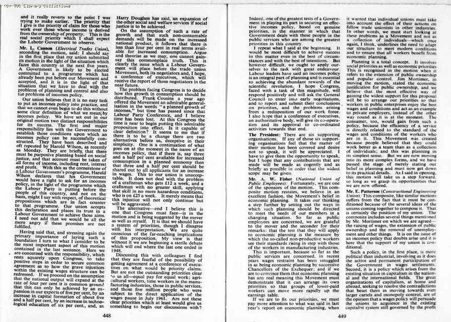 TUC Report, 1964