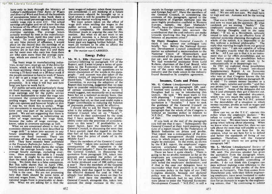 TUC Report, 1964