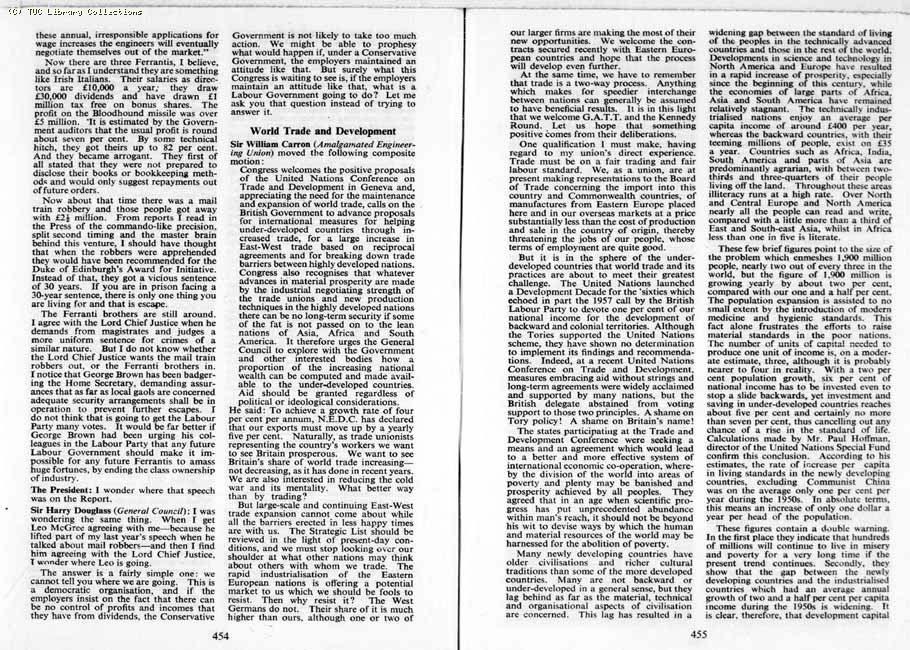 TUC Report, 1964