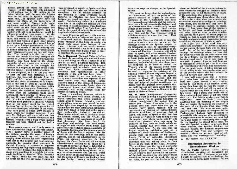 TUC Report, 1964