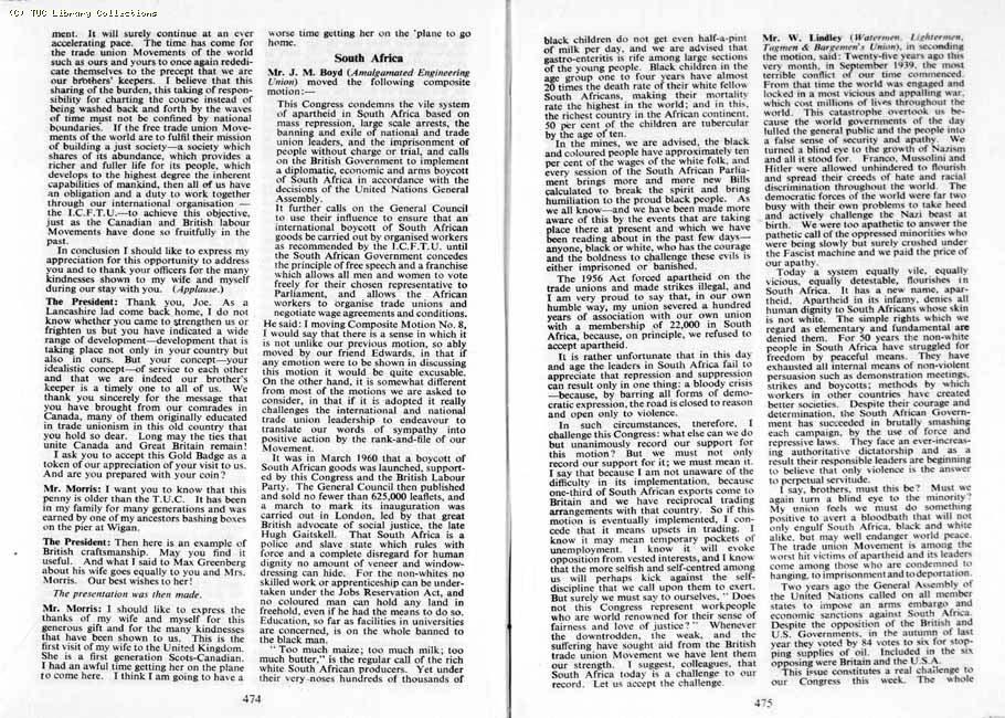 TUC Report, 1964