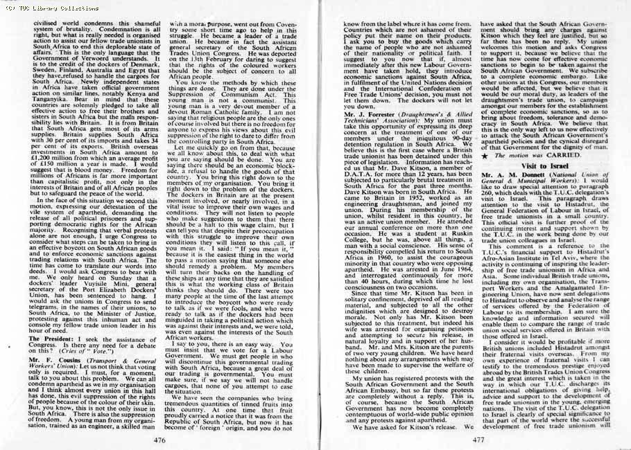 TUC Report, 1964