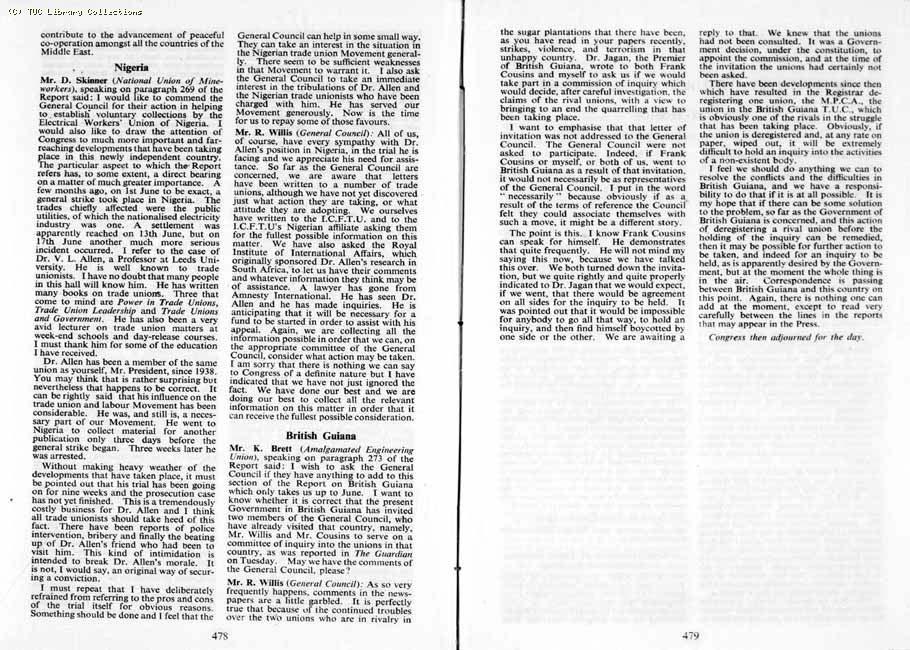 TUC Report, 1964