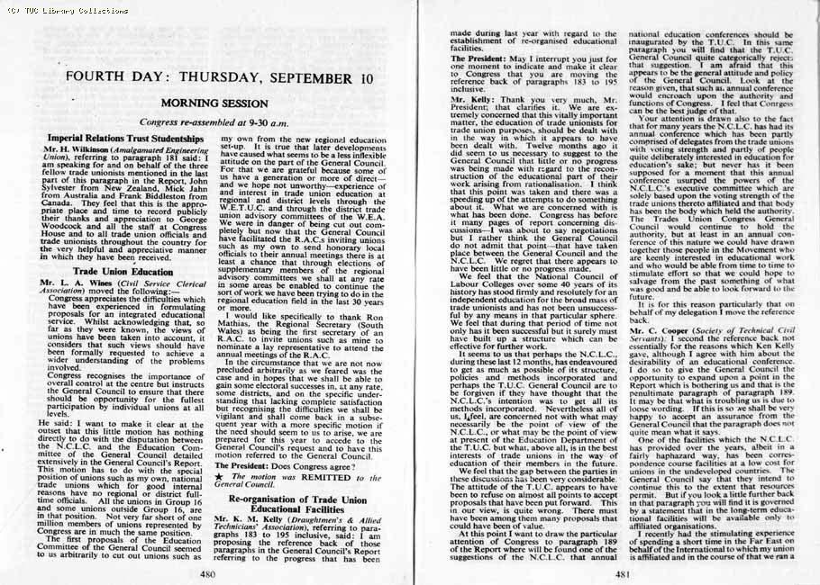 TUC Report, 1964