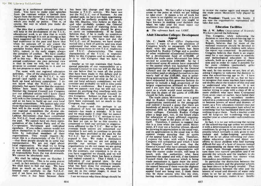 TUC Report, 1964