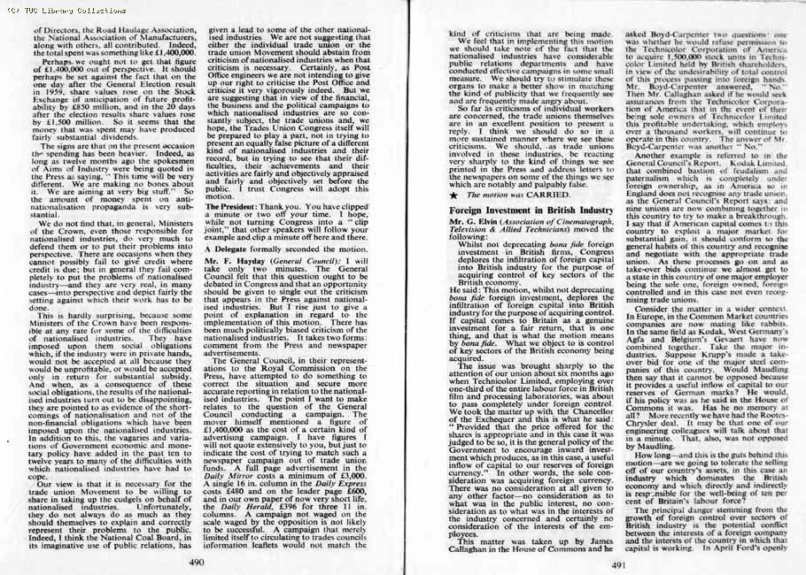 TUC Report, 1964