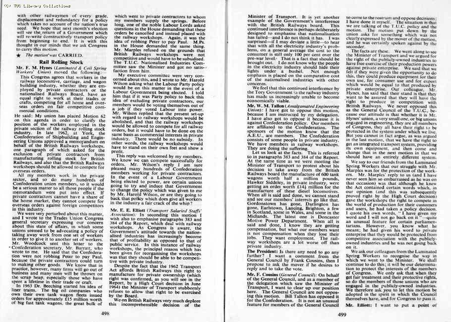 TUC Report, 1964