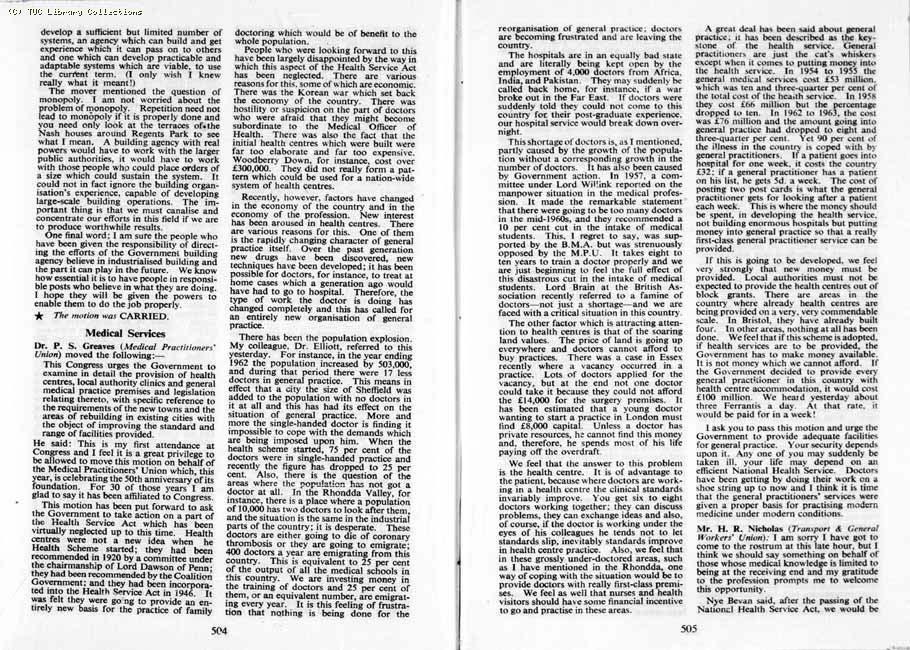 TUC Report, 1964