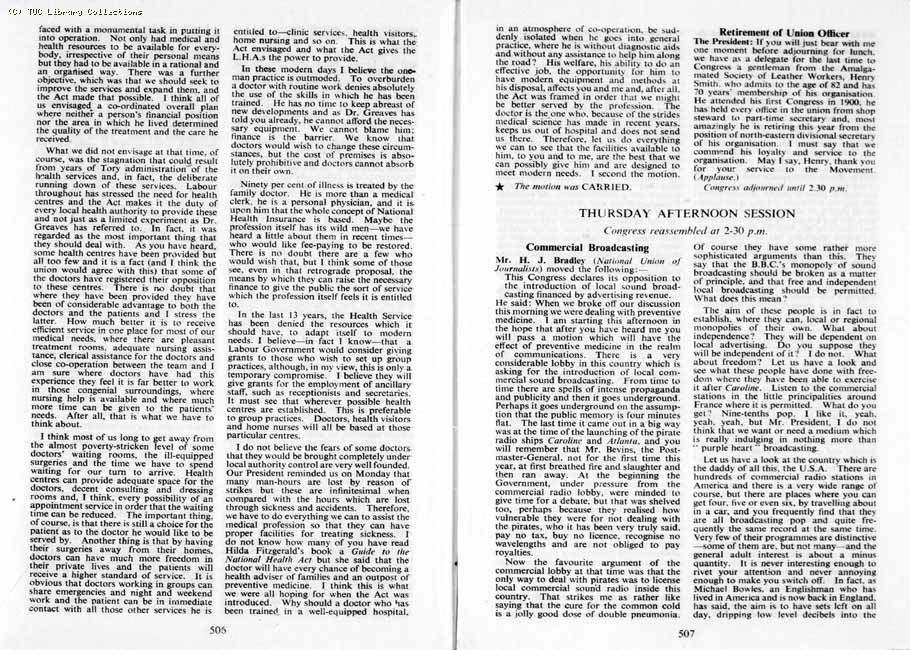 TUC Report, 1964