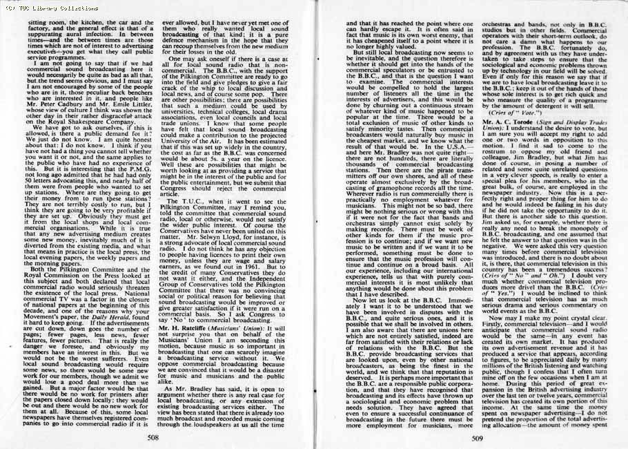 TUC Report, 1964