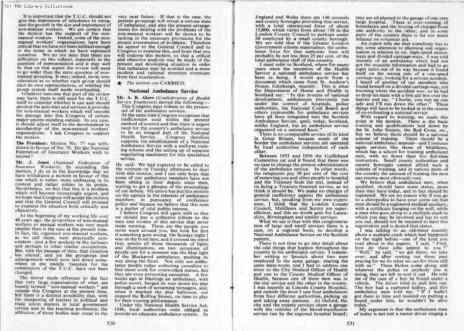 TUC Report, 1964