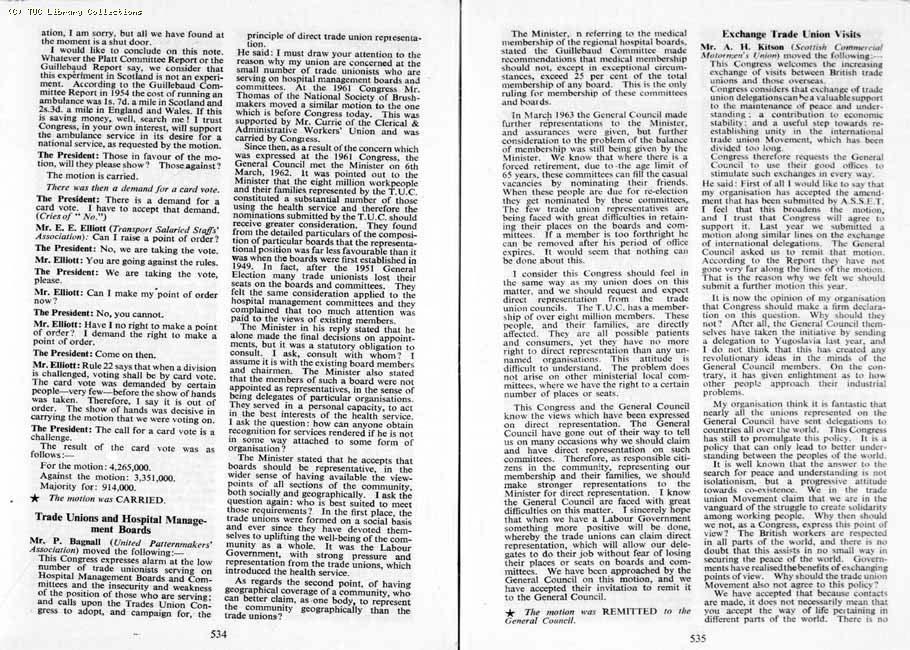 TUC Report, 1964
