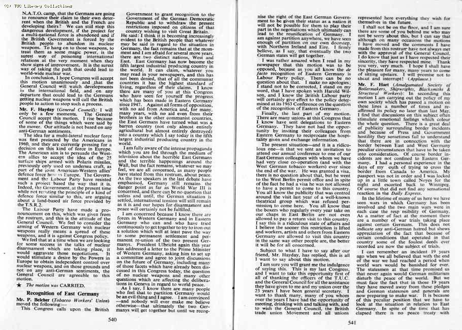 TUC Report, 1964