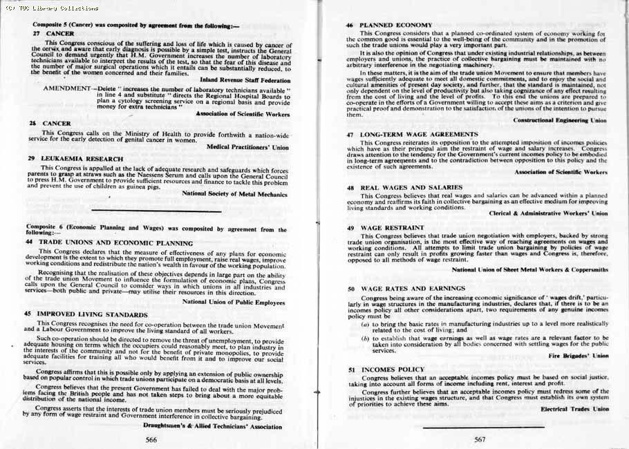 TUC Report, 1964