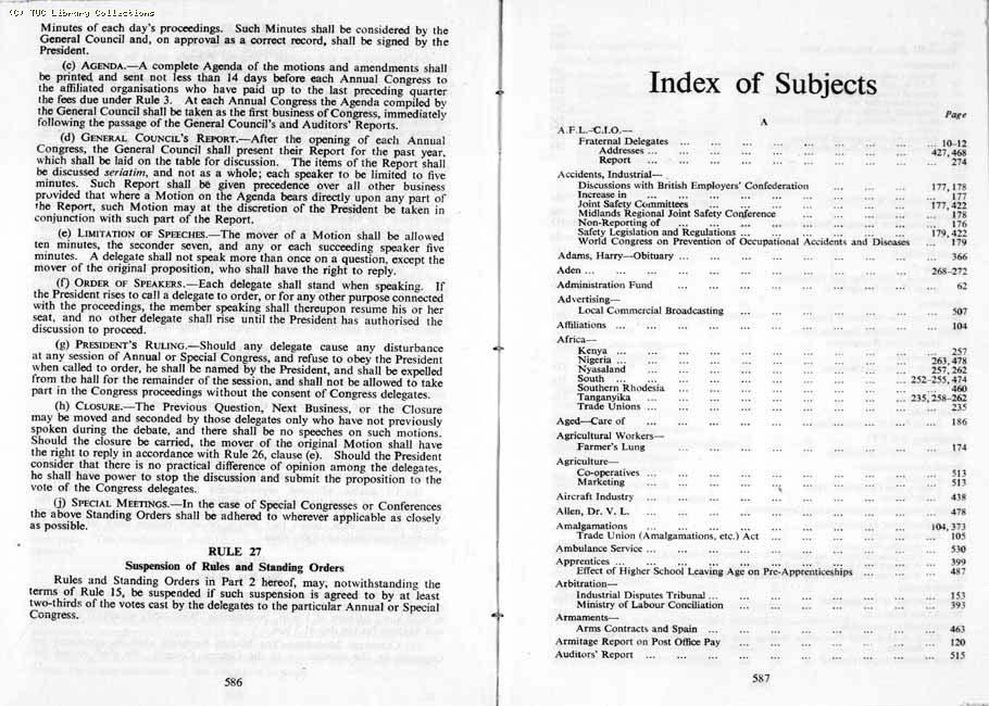 TUC Report, 1964