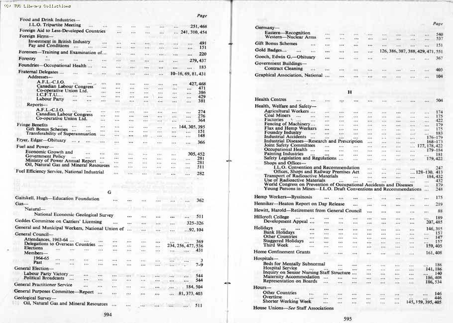 TUC Report, 1964