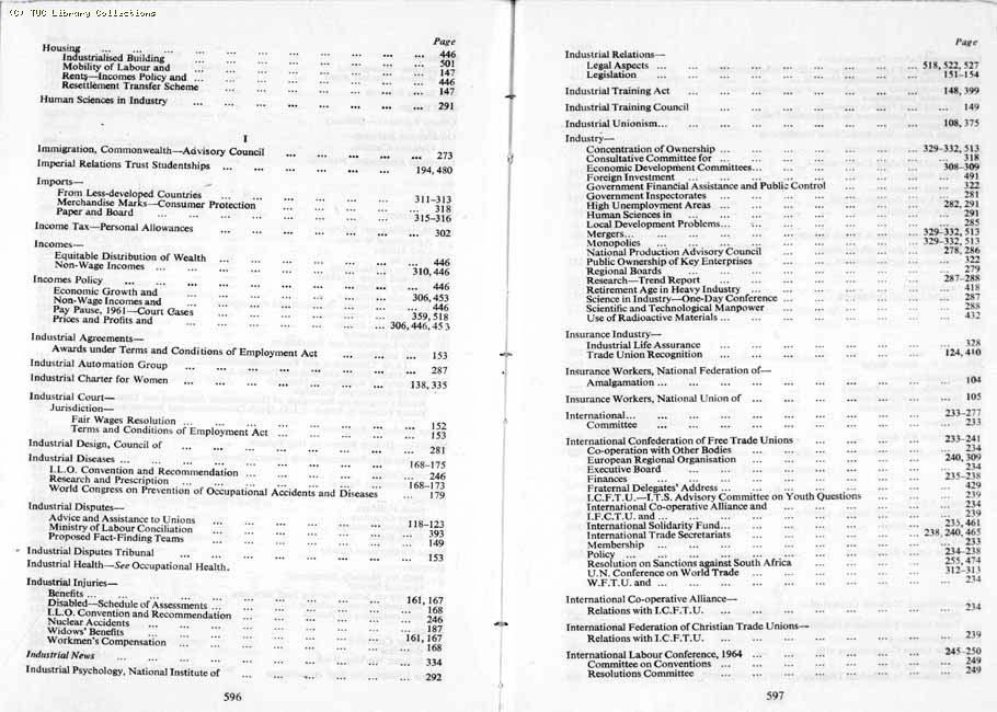 TUC Report, 1964
