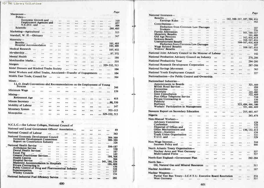 TUC Report, 1964