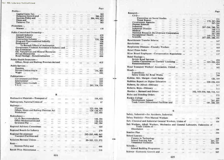 TUC Report, 1964