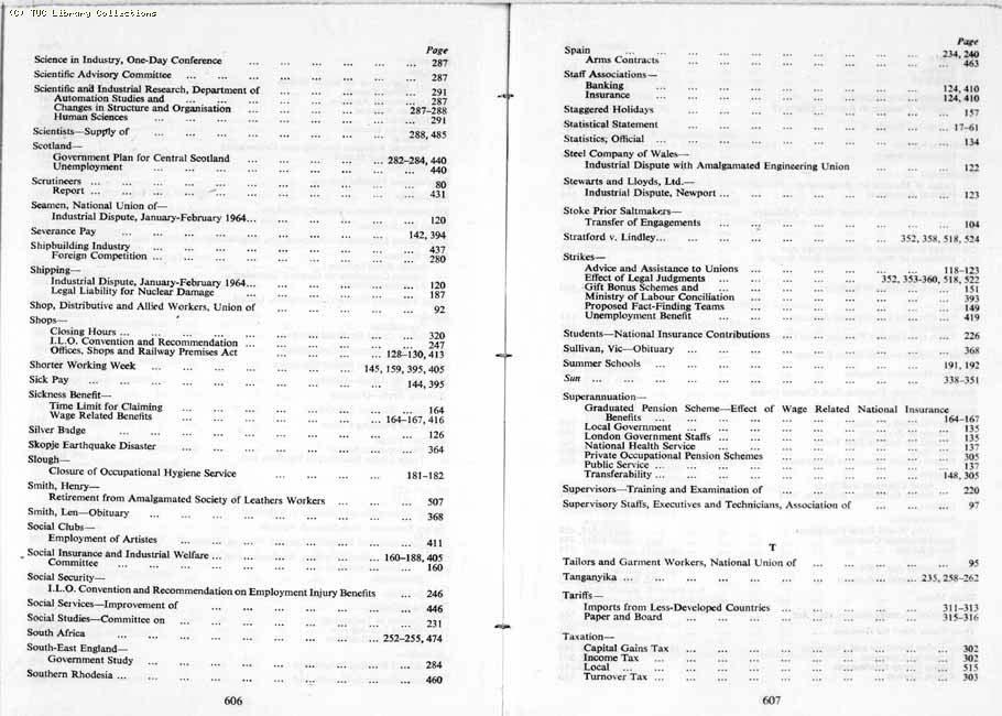 TUC Report, 1964