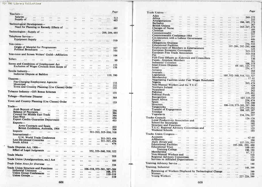 TUC Report, 1964