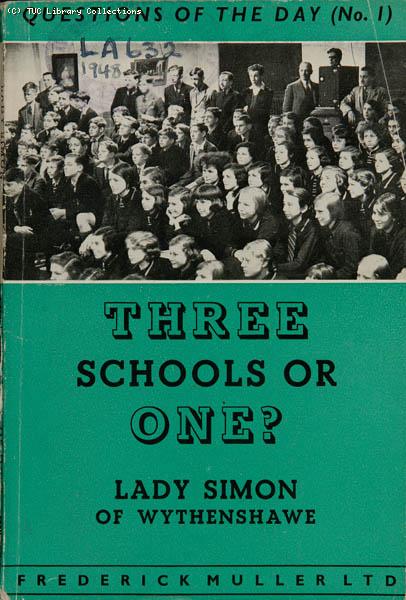 Three Schools or One, 1948