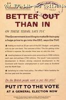 Better out than in - TUC leaflet, 1971