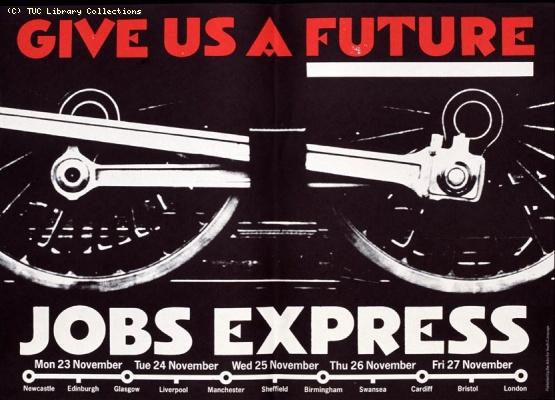 Jobs Express Poster - Give us a future, 1981