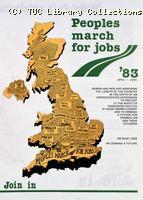 Peoples March for Jobs leaflet, 1983