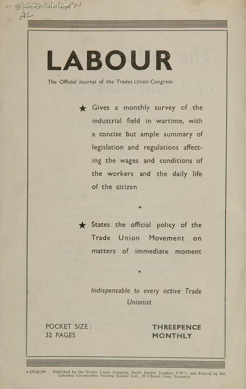 Trade Unionism in Central Europe - TUC Survey, 1946