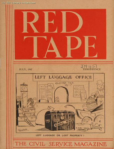 'Left luggage or lost property?', 1947