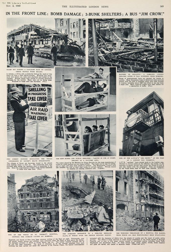 Air raids, 1940