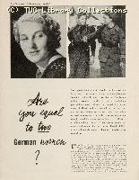 'Are you equal to two German women?' 1941