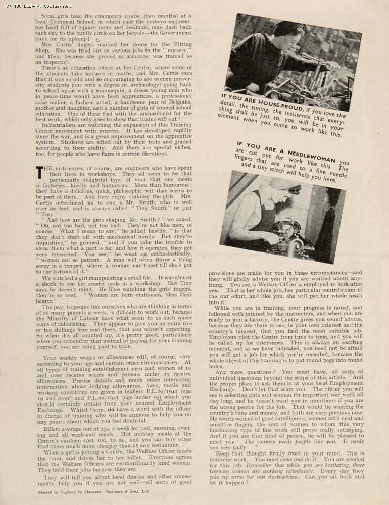 'Are you equal to two German women?' 1941