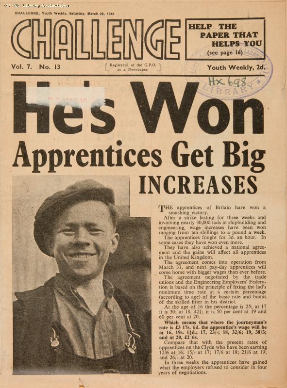 Apprentices strike, 1941