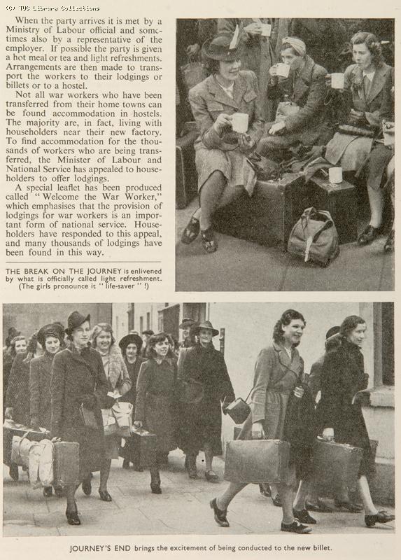 Transferred war workers, 1942