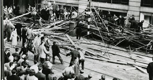 Scaffolding collapsed