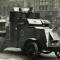 Food lorry with an armoured car escort, General Strike, 1926