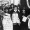 The unemployment benefit demonstration by National Federation of Women Workers, 1920